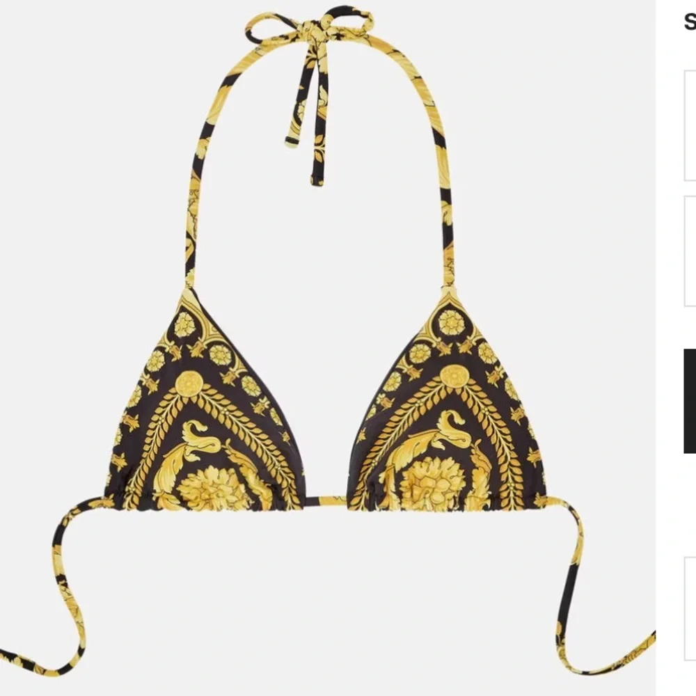Versace NWOT Barocco-print swim top - Picture 1 of 5